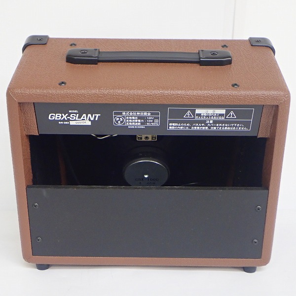 実際に弊社で買取させて頂いた★Greco/グレコ GBX-SLANT ギター/ベース兼用アンプの画像 6枚目
