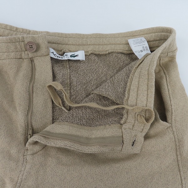 実際に弊社で買取させて頂いたLACOSTE/ラコステ インレイスウェットショーツ/ハーフパンツ FH211EL/42の画像 4枚目
