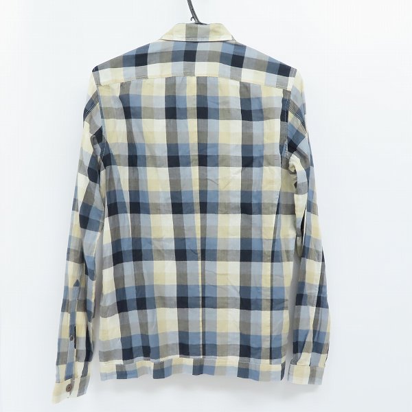実際に弊社で買取させて頂いたDIESEL BLACK GOLD/ディーゼル ブラックゴールド チェックシャツ/size：Mの画像 1枚目