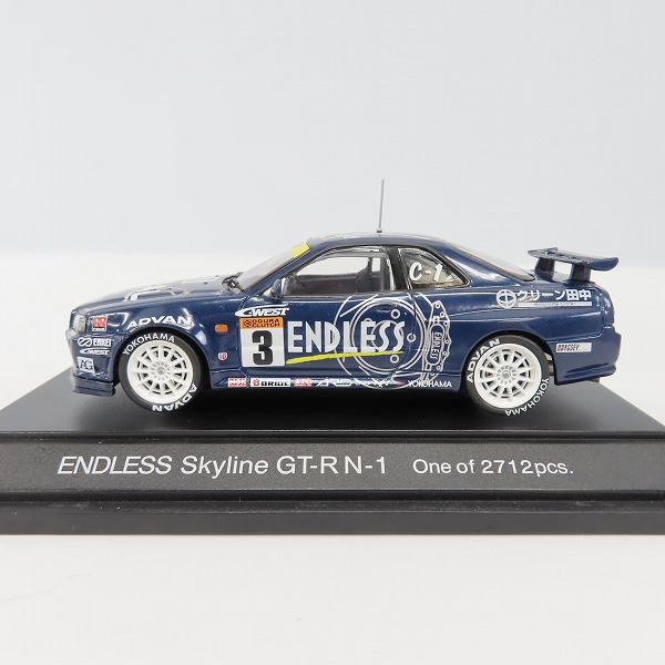 実際に弊社で買取させて頂いたEBBRO/エブロ 1/43 ENDLESS SKYLINE GT-R N1/エンドレス スカイライン #3 368 ミニカーの画像 1枚目
