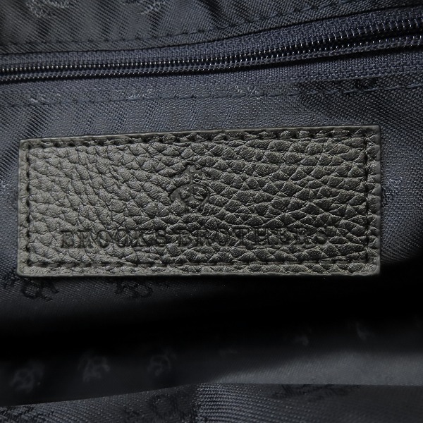 実際に弊社で買取させて頂いたBROOKS BROTHERS/ブルックスブラザーズ セカンドバッグ ブラックの画像 4枚目