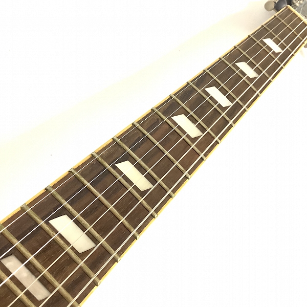 実際に弊社で買取させて頂いた★難あり Epiphone/エピフォン Lefty Casino VS レフティカジノ フルアコ エレキギター ソフトケース付きの画像 4枚目