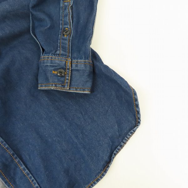 実際に弊社で買取させて頂いたLACOSTE/ラコステ レギュラーフィット インディゴデニム長袖シャツ 40の画像 6枚目