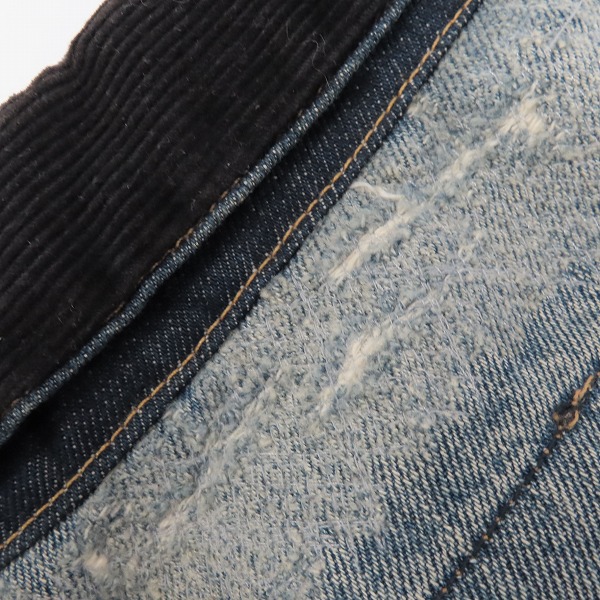 実際に弊社で買取させて頂いたGOLDEN GOOSE DELUXE BRAND/ゴールデングース スタッズ ワッペン デニム ジャケット/Gジャン 910130/Sの画像 8枚目