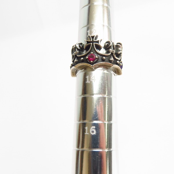 実際に弊社で買取させて頂いたDEAL DESIGN/ディールデザイン ソリッドクラウンリング 14号の画像 5枚目