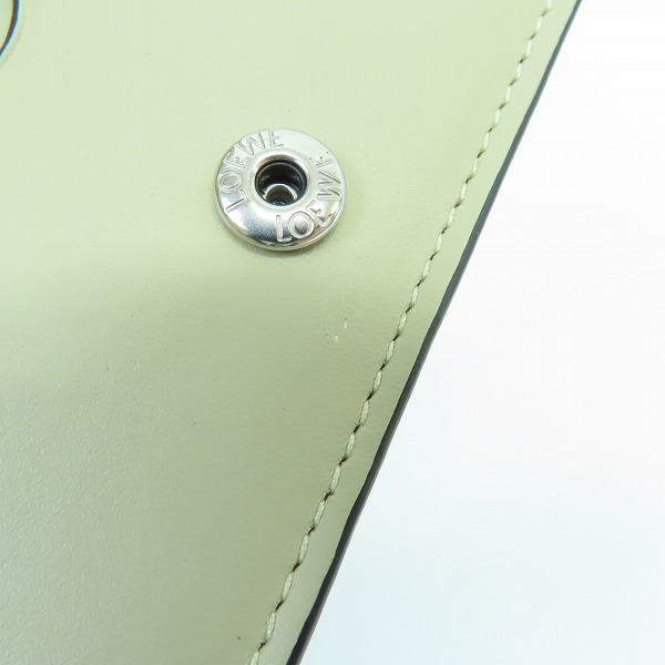 実際に弊社で買取させて頂いたLOEWE/ロエベ ビジネス カードケース/名刺入れ ソフトグレインカーフレザーの画像 6枚目
