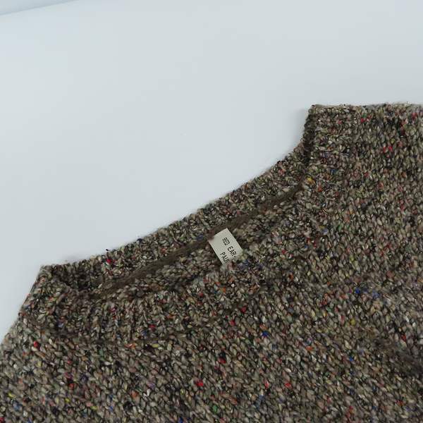 実際に弊社で買取させて頂いたPaul Smith/ポールスミス シルク混 マルチカラー クルーネックウールニット XLの画像 4枚目