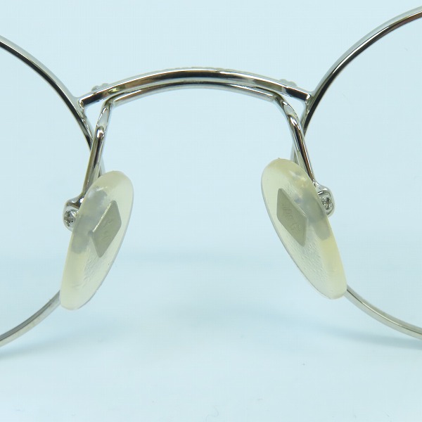 実際に弊社で買取させて頂いたJean Paul GAULTIER/ジャンポールゴルチェ ヴィンテージ メガネフレーム シルバー 55-6105の画像 4枚目