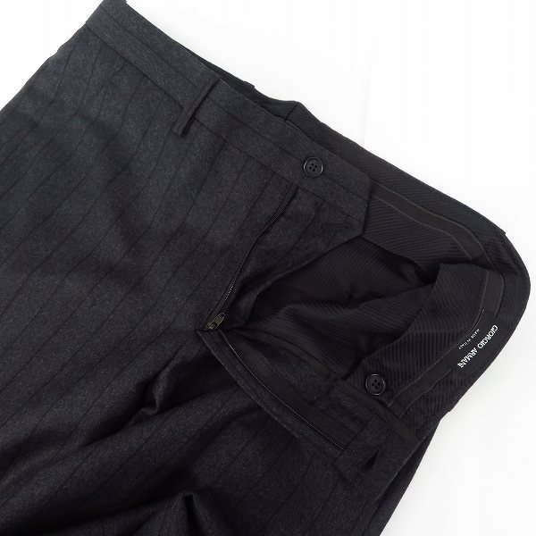 実際に弊社で買取させて頂いた【JPタグ/未使用】GIORGIO ARMANI/ジョルジオアルマーニ SOHO ストライプ スーツ セットアップ 46Rの画像 6枚目