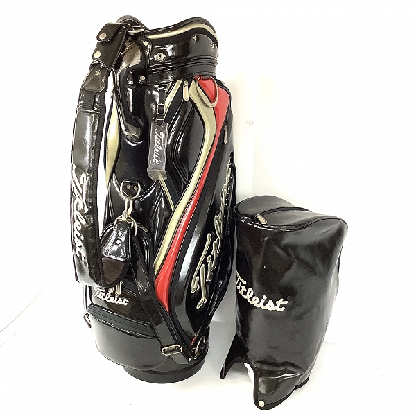 実際に弊社で買取させて頂いたTitleist/タイトリスト 5分割キャディバッグ ブラック