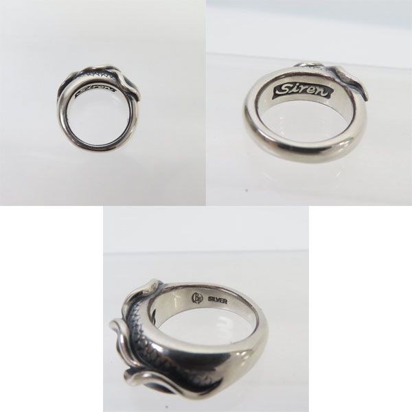 実際に弊社で買取させて頂いた【ギャラ付】Bloody Mary/ブラッディマリー マーメイドフィン リング 9号の画像 5枚目