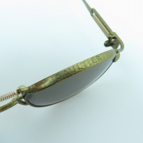 実際に弊社で買取させて頂いたJean Paul GAULTIER/ジャンポールゴルチエ ヴィンテージ ネジデザイン サングラス/アイウェア 56-5107の画像 8枚目