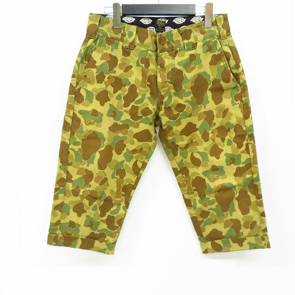 実際に弊社で買取させて頂いたBEAMS×DICKIES/ビームス×ディッキーズ カモフラ柄パンツ size：28