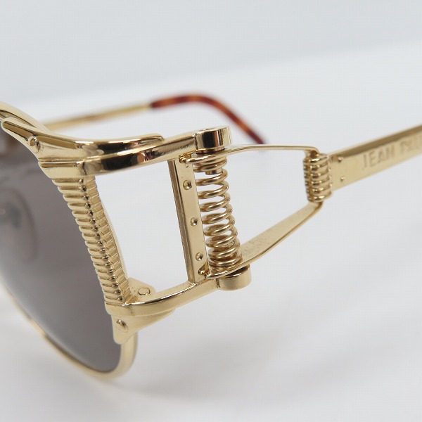 実際に弊社で買取させて頂いたJean Paul GAULTIER/ジャンポールゴルチエ Protection バネデザイン サングラス/アイウェア 56-5105の画像 7枚目