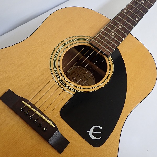 実際に弊社で買取させて頂いた★Epiphone/エピフォン AJ-100 NA アコースティックギター/アコギ ソフトケース付の画像 5枚目