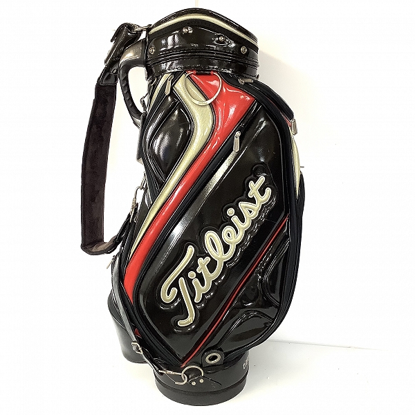 実際に弊社で買取させて頂いたTitleist/タイトリスト 5分割キャディバッグ ブラックの画像 3枚目