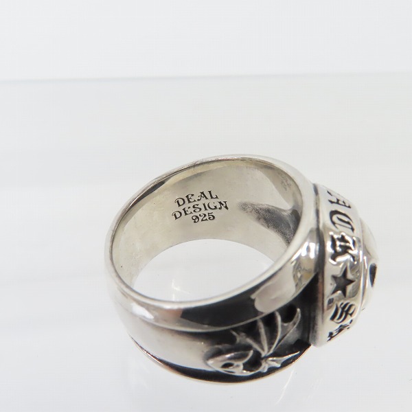 実際に弊社で買取させて頂いたDEAL DESIGN/ディールデザイン The Nightmare Before Christmas ジャックリング 13号の画像 5枚目