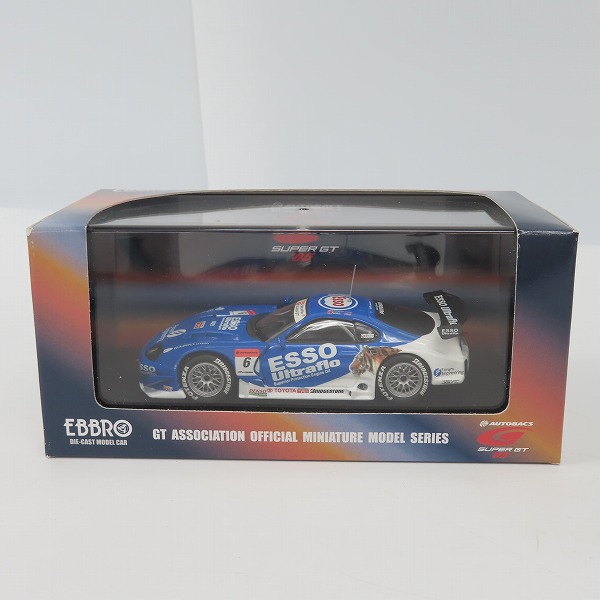実際に弊社で買取させて頂いたEBBRO/エブロ 1/43 スーパーGT 2005 エッソ ウルトラフロー スープラ ブルー #6 694 ミニカーの画像 8枚目