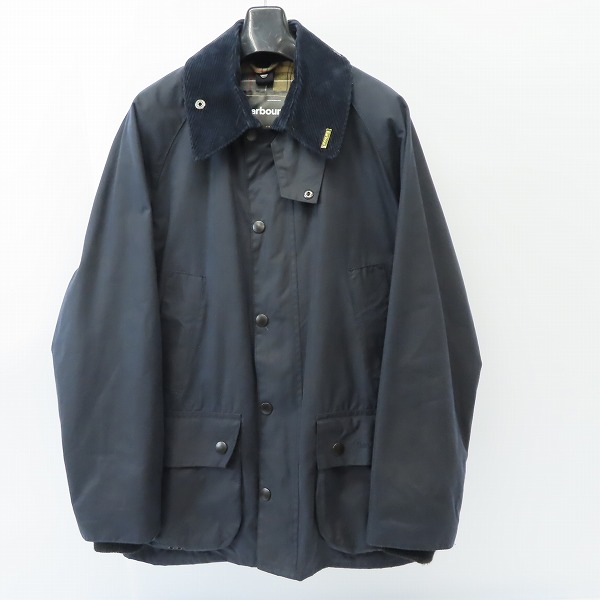 実際に弊社で買取させて頂いたBarbour/バブアー BEDALE JACKET/ビデイル 襟コーデュロイ オイルドジャケット MWX0018NY9138/38