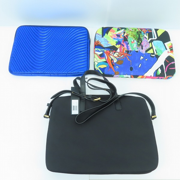 実際に弊社で買取させて頂いた【未使用】Marc by Marc Jacobs/マークバイマークジェイコブス 2WAY PCケース/タブレットケース  総柄 3点セットの画像 1枚目