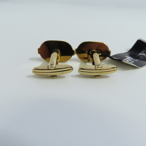 実際に弊社で買取させて頂いたBurberrys/バーバリーズ グレンチェック柄 カフス ゴールド系の画像 3枚目