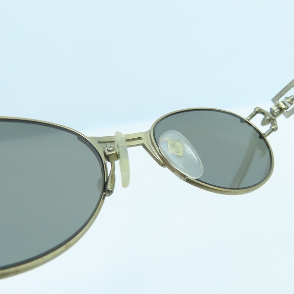 実際に弊社で買取させて頂いたJean Paul GAULTIER/ジャンポールゴルチエ ヴィンテージ メタルワイヤーデザイン サングラス/アイウェア 56-6101の画像 3枚目