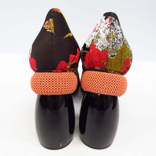 実際に弊社で買取させて頂いたDRIES VAN NOTEN/ドリスヴァンノッテン パンプス 花柄 刺繍 WS21/159/QU487/38の画像 1枚目