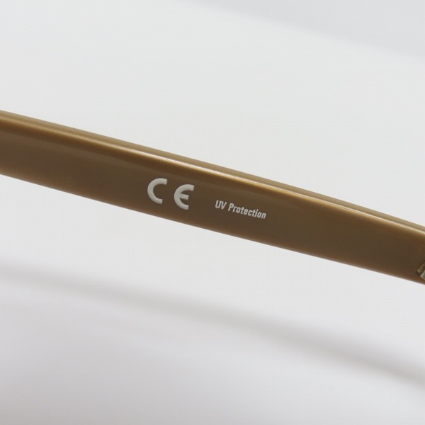 実際に弊社で買取させて頂いたJean Paul GAULTIER/ジャンポールゴルチエ ヴィンテージ オーバルフレーム サングラス/アイウェア ゴールド 56-6203の画像 5枚目