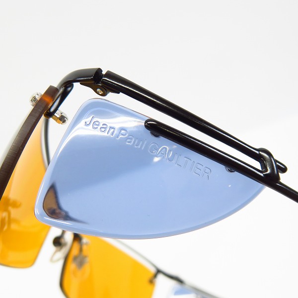 実際に弊社で買取させて頂いたJean Paul GAULTIER/ジャンポールゴルチエ ヴィンテージ サングラス ブラックフレーム 56-0103の画像 6枚目
