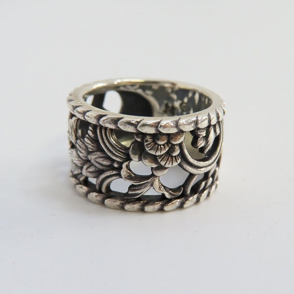 実際に弊社で買取させて頂いた【ギャラ付き】Bloody Mary ブラッディマリー 仏光万華鏡 Buddhist Lamp Ring L リング/17号の画像 1枚目