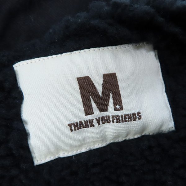 実際に弊社で買取させて頂いたM/エム THANK YOU FRIENDS 内ボア デニムジャケット/Lの画像 2枚目
