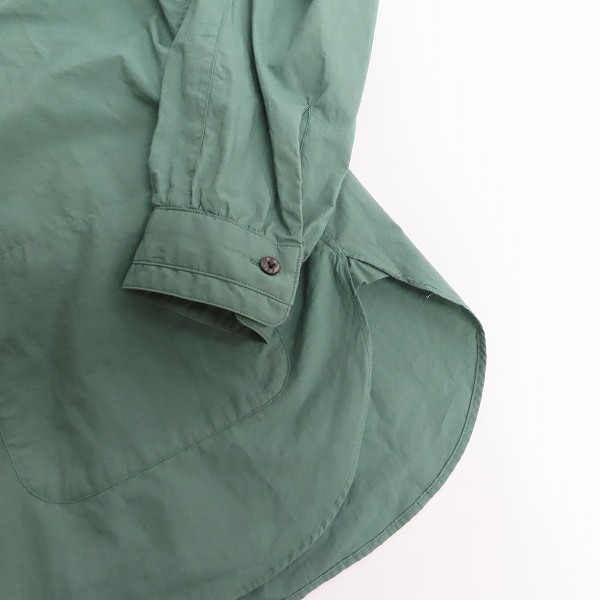 実際に弊社で買取させて頂いたThe Viridi-anne/ザ ヴィリジアン 21SS裾ポケットノーカラー長袖シャツ VI-3332-02/1の画像 7枚目