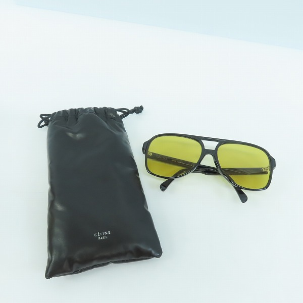 実際に弊社で買取させて頂いたCELINE/セリーヌ ティアドロップ サングラス/アイウェア CL40032Uの画像 6枚目