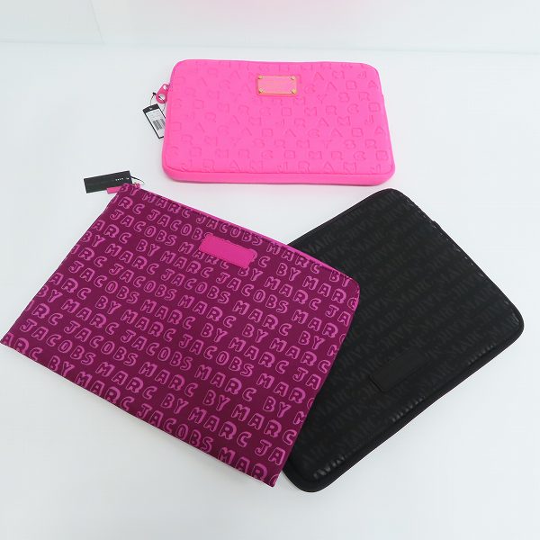 実際に弊社で買取させて頂いた【未使用】MARC BY MARC JACOBS/マークバイマークジェイコブス タブレットケース M6131063/M0001053/M0002300 3点セット