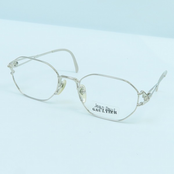 実際に弊社で買取させて頂いたJean Paul GAULTIER/ジャンポールゴルチェ ヴィンテージ メガネフレーム シルバー 55-6106