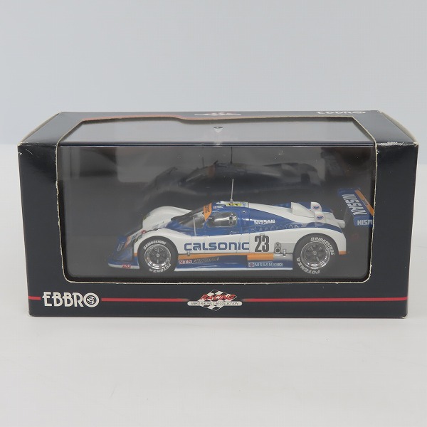 実際に弊社で買取させて頂いたEBBRO/エブロ  1/43 CALSONIC NISSAN/カルソニック 日産 R88C Le Man's 198 680 ＃23 ミニカーの画像 8枚目