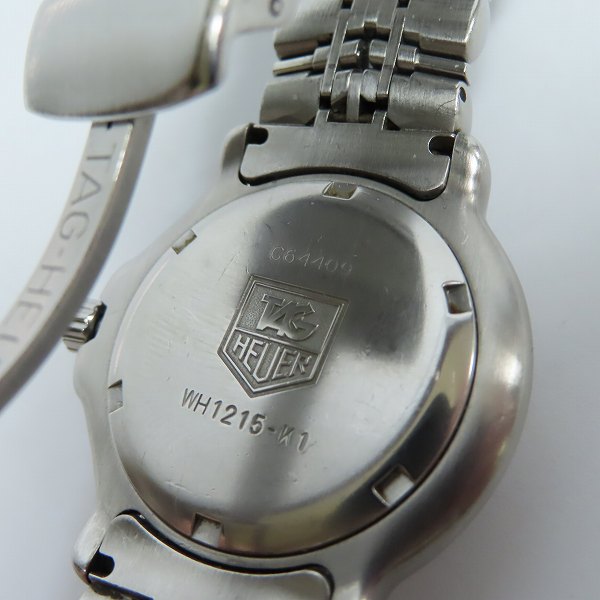 実際に弊社で買取させて頂いたTAG HEUER/タグホイヤー 6000シリーズ クォーツ 腕時計 WH1215-K1【動作未確認】の画像 3枚目