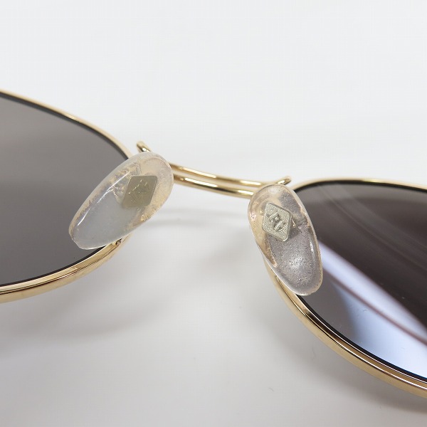 実際に弊社で買取させて頂いたJean Paul GAULTIER/ジャンポールゴルチエ ヴィンテージ オーバル サングラス/アイウェア ゴールド×ブラック 56-6203の画像 3枚目