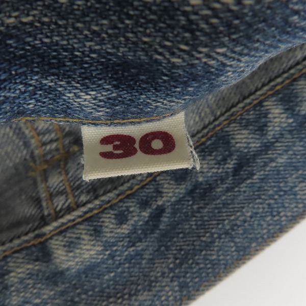 実際に弊社で買取させて頂いたBLUE BLUE/ブルーブルー デニムパンツ/ジーンズ PP24 size：30の画像 3枚目