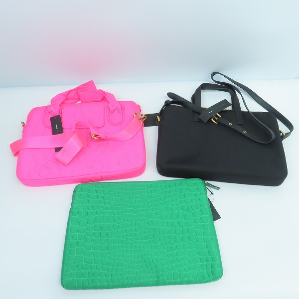 実際に弊社で買取させて頂いた【未使用】Marc by Marc Jacobs/マークバイマークジェイコブス 2WAY PCケース/タブレットケース 3点セットの画像 1枚目