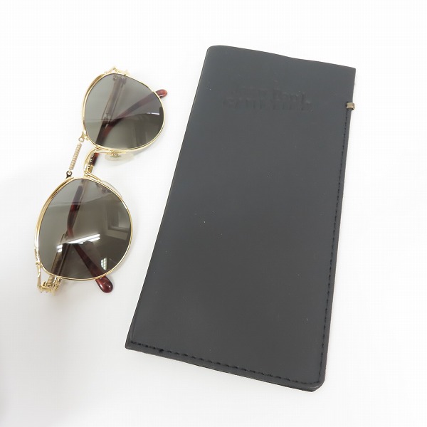 実際に弊社で買取させて頂いたJean Paul GAULTIER/ジャンポールゴルチエ ヴィンテージ バネデザイン サングラス/アイウェア ゴールド 56-5107の画像 9枚目