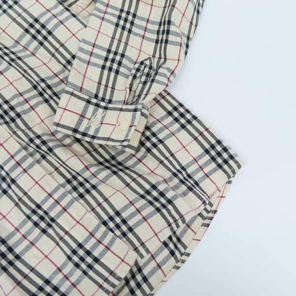 実際に弊社で買取させて頂いたBURBERRY LONDON/バーバリーロンドン チェック柄 長袖シャツ/Mの画像 5枚目