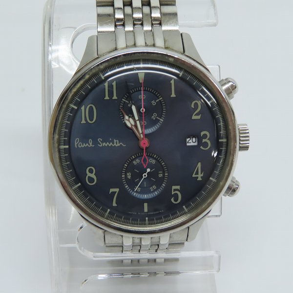 実際に弊社で買取させて頂いたPaul Smith/ポールスミス ザシティ ツーカウンタークロノグラフ 腕時計 0511-S060583【動作未確認】