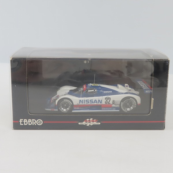 実際に弊社で買取させて頂いたEBBRO/エブロ 1/43 NISSAN R88C Le Man's 1988 681 ＃32 ミニカーの画像 8枚目