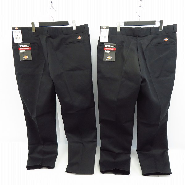 実際に弊社で買取させて頂いた【未使用含む】Dickies/ディッキーズ ORIGINAL 874 WORK PANT/ワークパンツ 874BK/42×32/40×32 2点セットの画像 1枚目