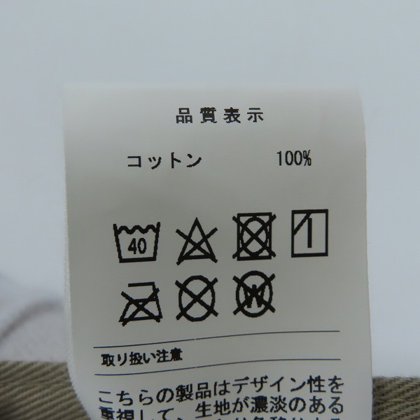 実際に弊社で買取させて頂いたDESCENDANT /ディセンダント 19AW BARKELEY MIAMI CAP 6パネルキャップの画像 7枚目