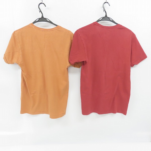 実際に弊社で買取させて頂いたM/エム ワンピースコラボ ルフィ/ナミ プリントカットソー Tシャツ/M 2点セットの画像 1枚目