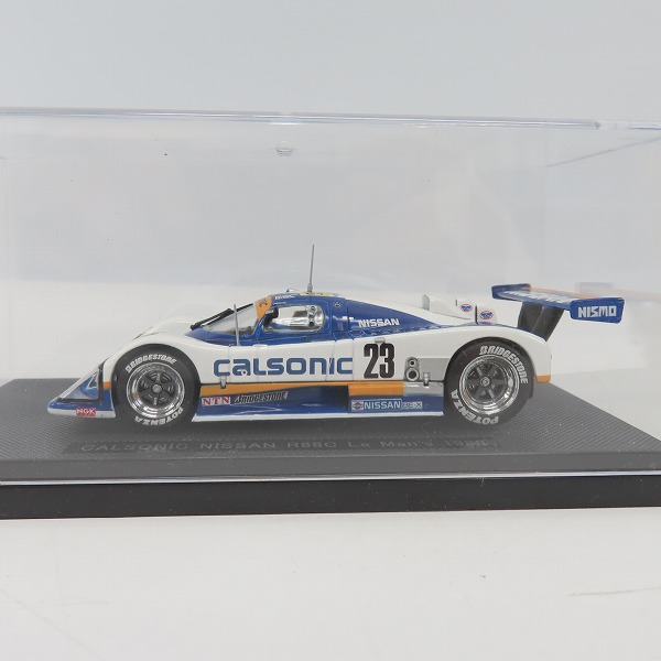 実際に弊社で買取させて頂いたEBBRO/エブロ  1/43 CALSONIC NISSAN/カルソニック 日産 R88C Le Man's 198 680 ＃23 ミニカーの画像 1枚目