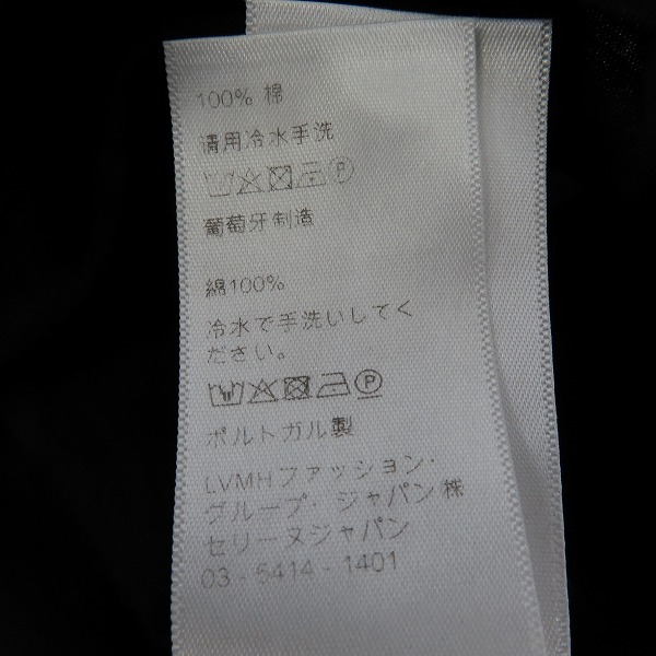 実際に弊社で買取させて頂いたCELINE/セリーヌ 19ss ロゴプリント S/STee X237375E/Lの画像 4枚目