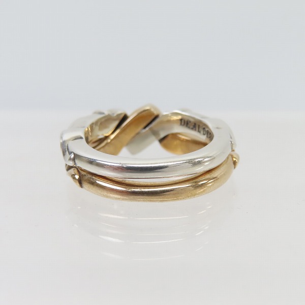 実際に弊社で買取させて頂いたDEAL DESIGN/ディールデザイン ハートギメルリング 12号の画像 2枚目